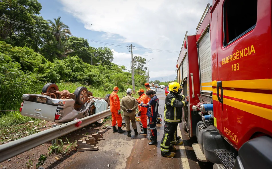 Empresário morre após capotar S10 próximo ao Alphaville em Teresina GP1