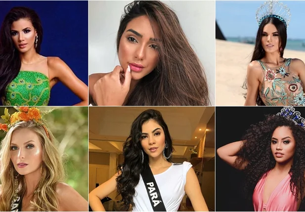 Candidatas ao Miss Brasil 2019 que acontece em São Paulo