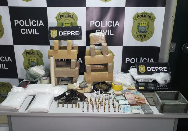 Polícia Civil apreende drogas e prende três pessoas em Teresina