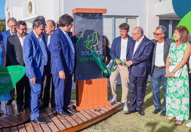 Rafael Fonteles e Geraldo Alckmin lançam projeto de hidrogênio verde