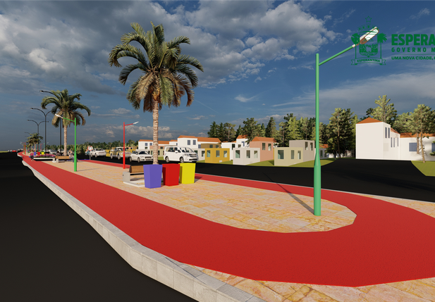 Prefeitura de Esperantina divulga projeto de revitalização de Avenida