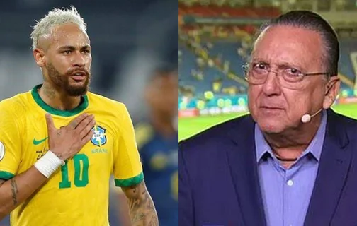 Neymar Júnior e Galvão Bueno