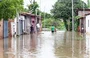 Moradores da Vila Apolônio precisaram sair de suas casas devido às fortes chuvas em Teresina