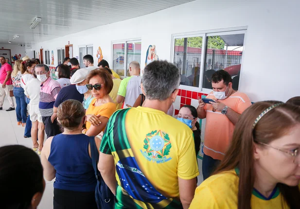 Fila de votação