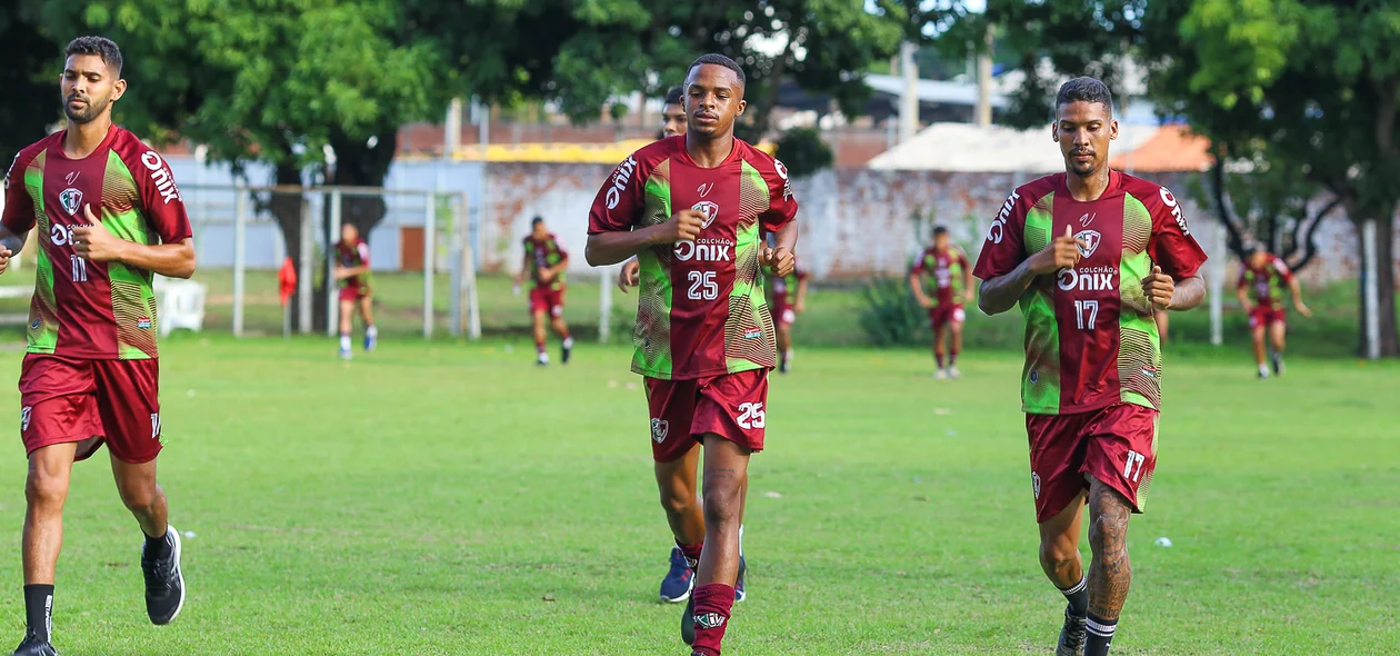 Atletas em preparação para a temporada