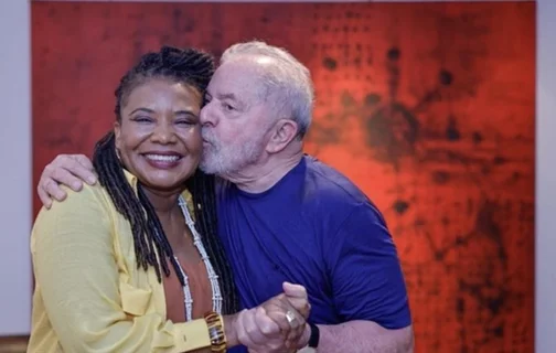 Margareth Menezes e Lula