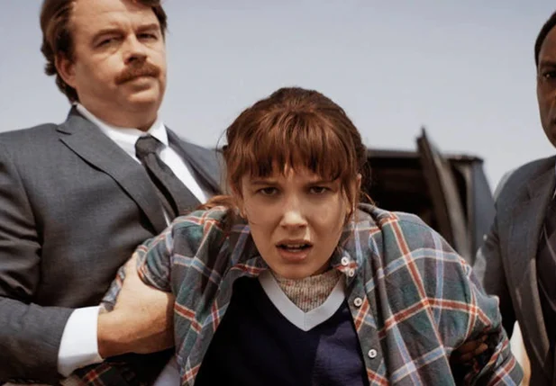 Millie Bobby Brown (a Eleven), em cena da série 'Stranger Things'