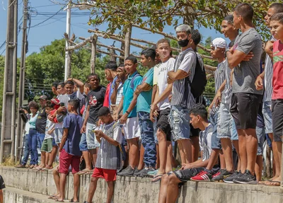 Vários jovens participaram da Taça das Favelas