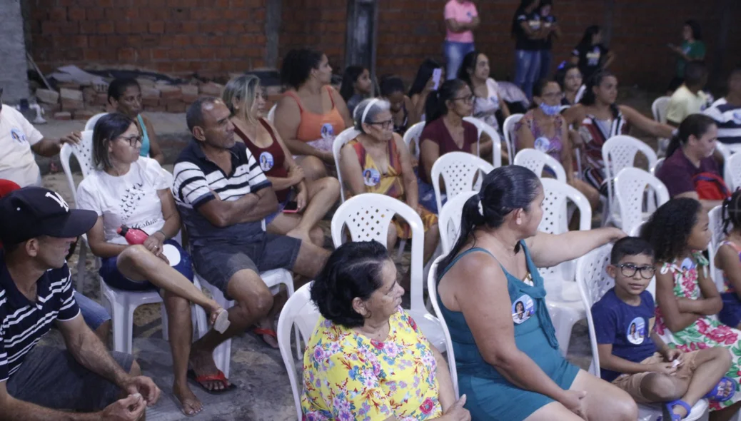 Camila Marques realiza encontro na zona sul de Teresina