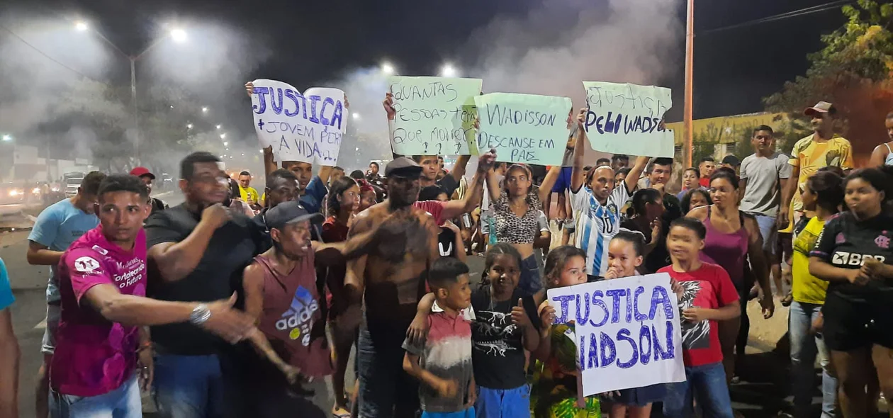 Manifestação na BR 316