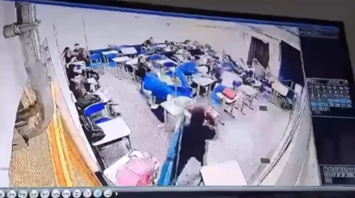 Vídeo mostra momento do ataque a tiros em escola de SP - GP1