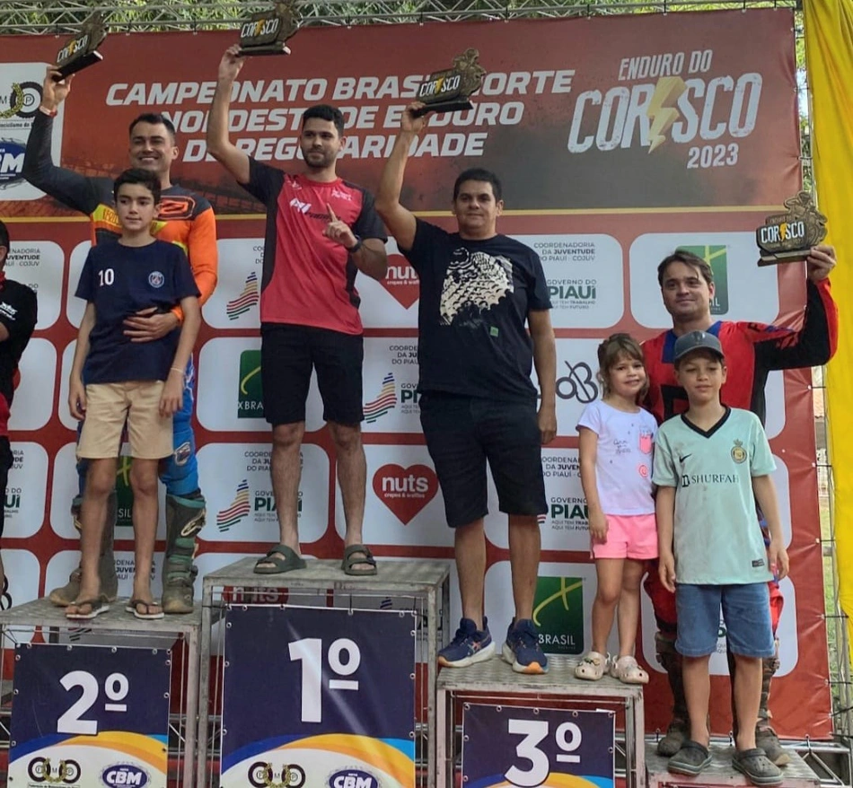 Premiação categoria Graduado - Guilherme Portela, de Teresina, campeão