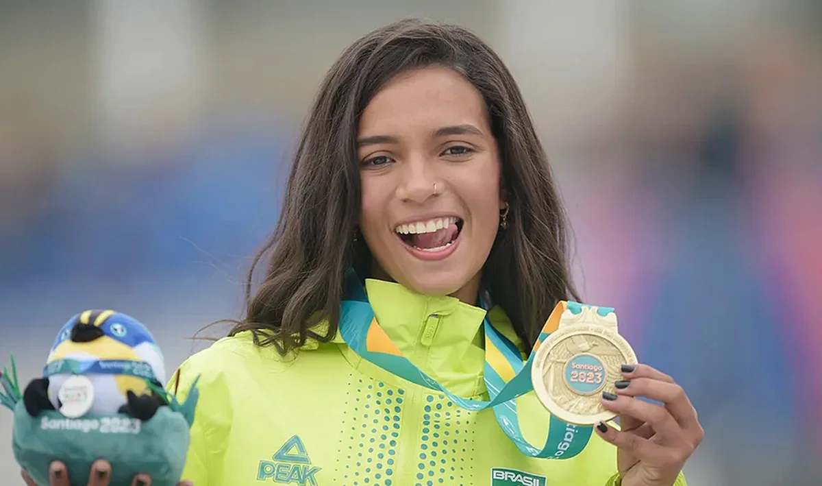 Rayssa Leal fatura 1ª medalha de ouro do Brasil no Pan de Santiago - GP1