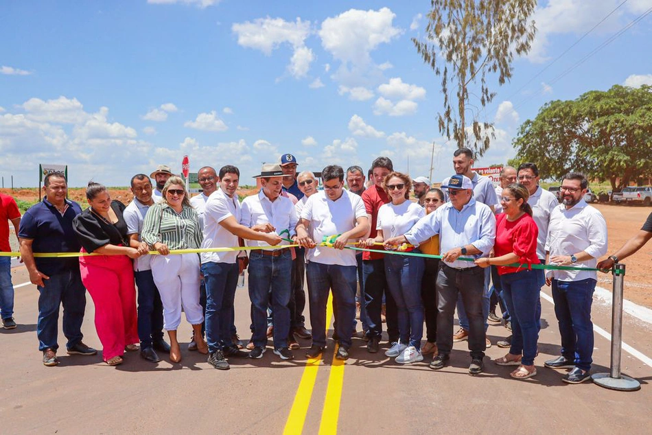 Rafael Fonteles inaugura restauração de rodovia na Rota da Soja