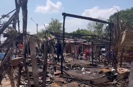 Incêndio no Acampamento Terra e Liberdade