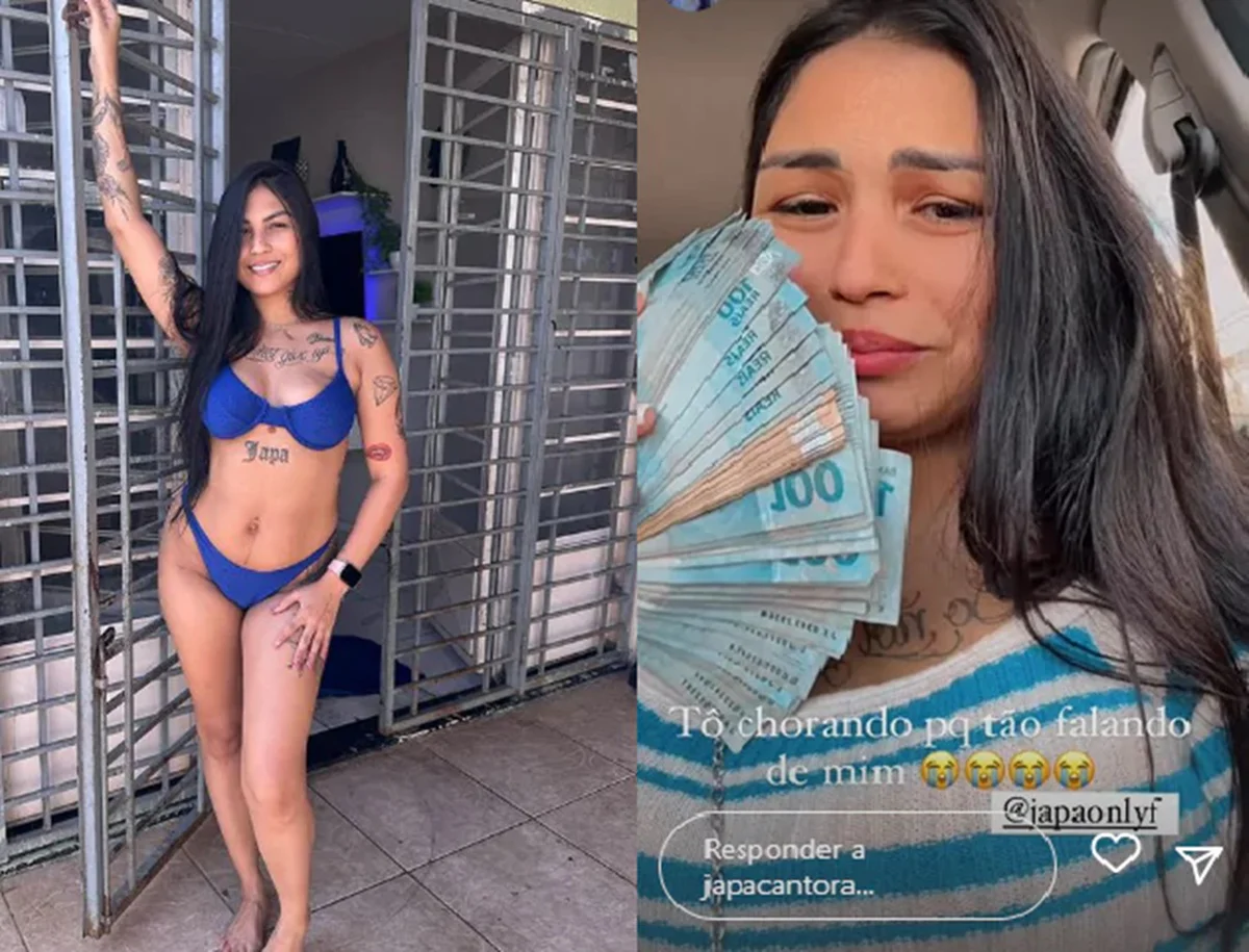 Cantora Japa diz que faturou R$ 54 mil em apenas 24 horas no OnlyFans - GP1