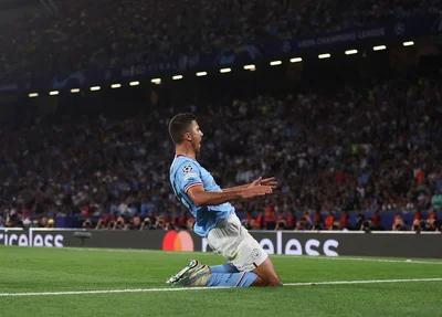 Rodri foi o autor do gol do título inédito