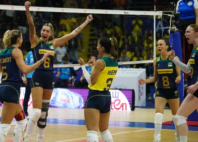 Seleção brasileira feminina de vôlei vence a Sérvia com jogo decisivo de Thaísa