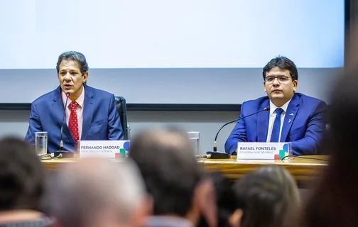 Fernando Haddad e Rafael Fonteles