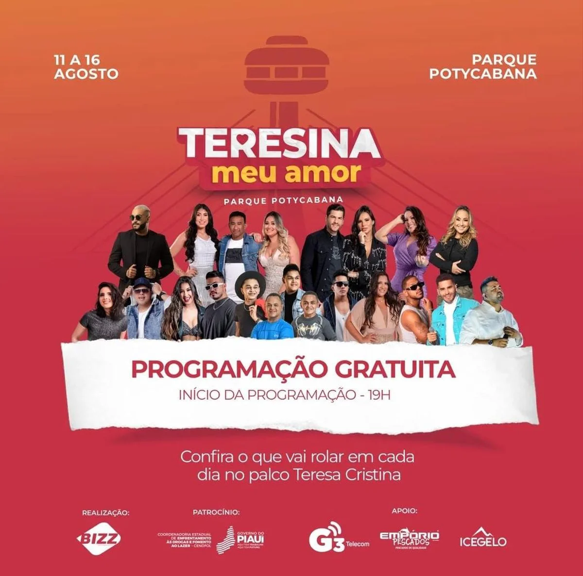 Festival Teresina Meu Amor traz cantor Leo Magalhães para a Potycabana -  Entretenimento
