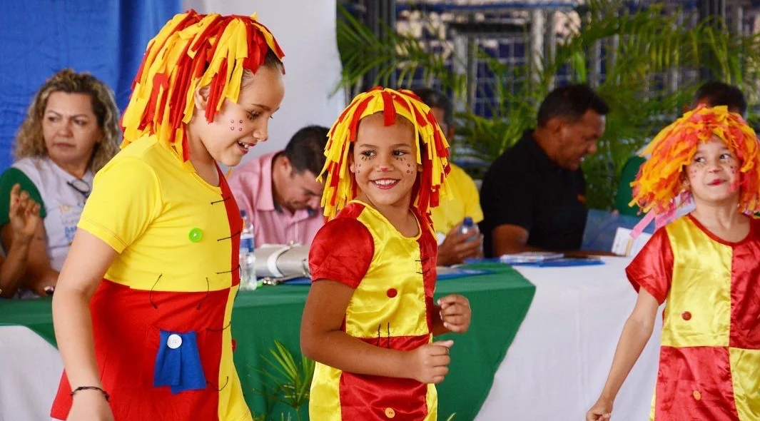 O evento foi marcado por com muita alegria