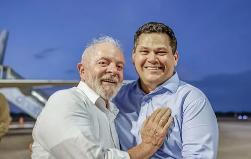 Lula e Davi Alcolumbre