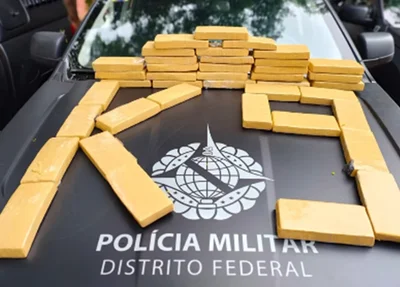 25 kg de drogas aprendidas na Rodoviária de Brasília