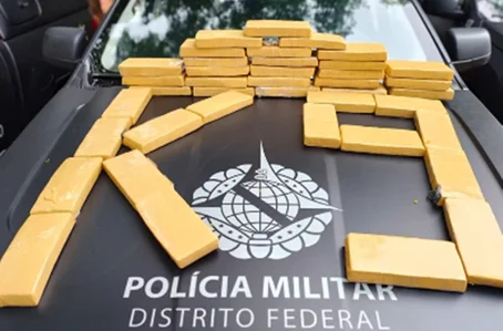 25 kg de drogas aprendidas na Rodoviária de Brasília