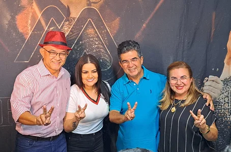 A festa foi realizada em comemoração à vitória de Abdoral Melo