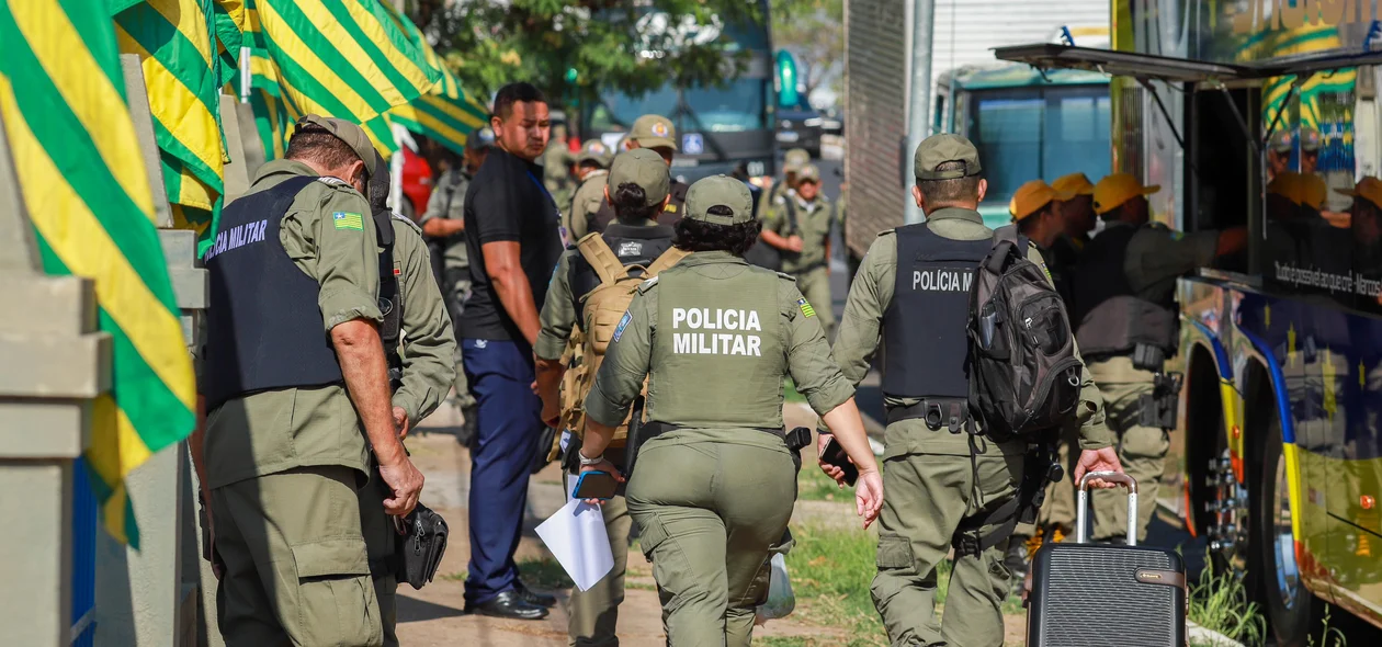 A operação contou com reforços à nivel federal e estadual