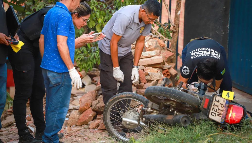 A vítima trabalhava como motociclista de aplicativo