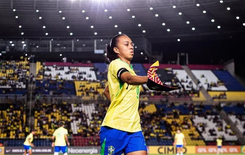 Adriana marcou o terceiro gol da vitória do Brasil