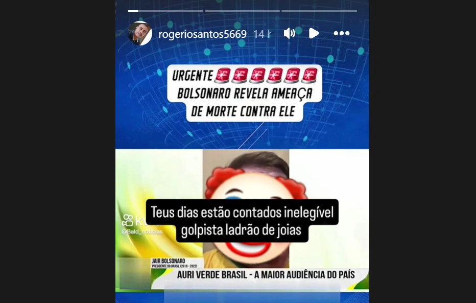 Ameaça contra Bolsonaro