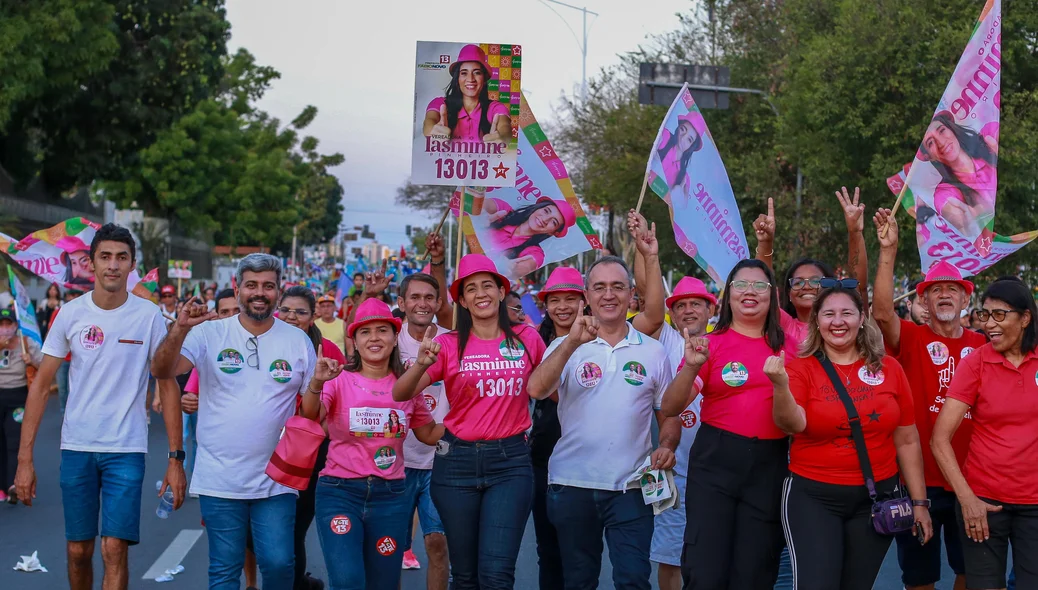 Apoiadores de Iasminne Pinheiro