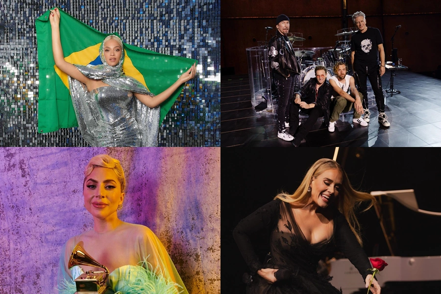 Beyoncé, U2, Lady Gaga e Adele são os artitas cotados para show gratuito no Rio de Janeiro, conforme enquete publicado pelo prefeito do RJ