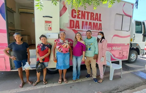 Campanha do Outubro Rosa realiza exame de mamografia em São João do Arraial