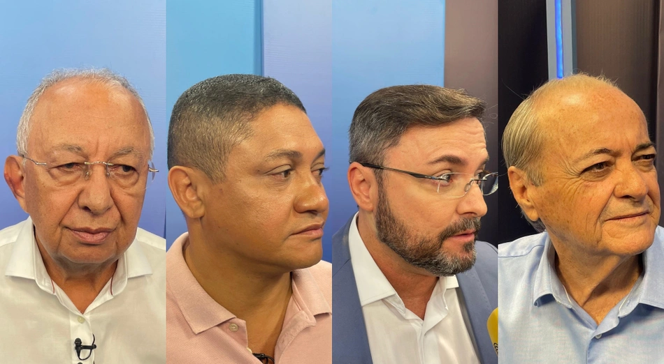 Candidatos a prefeito de Teresina no último debate eleitoral