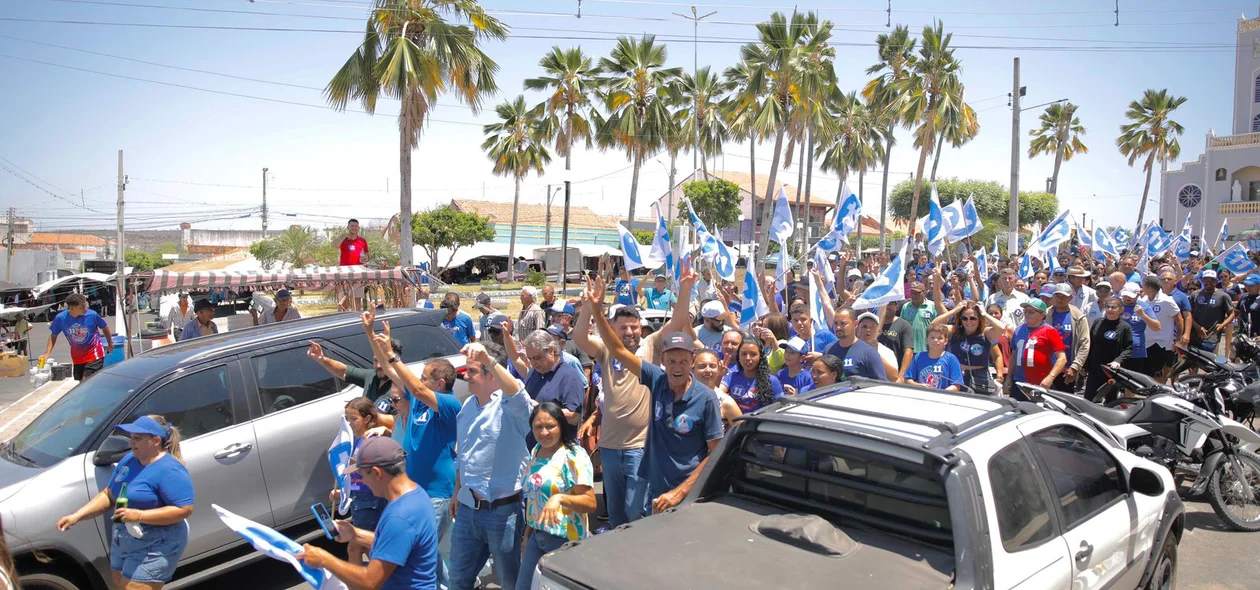 Carreata contou com a presença do senador Ciro Nogueira