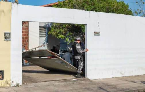 Casa onde a vítima foi executada