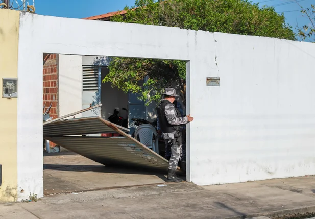 Casa onde a vítima foi executada