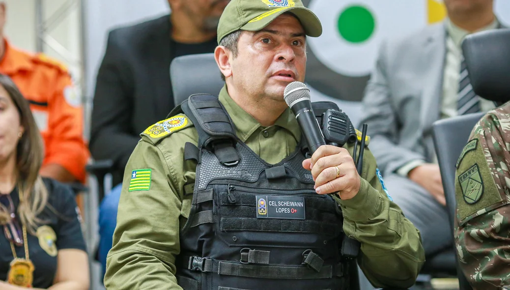 Comandante da PM-PI, coronel Scheiwann Lopes