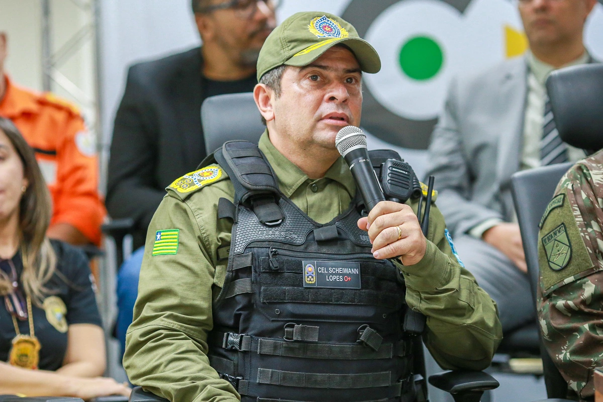 Comandante da PM-PI, coronel Scheiwann Lopes