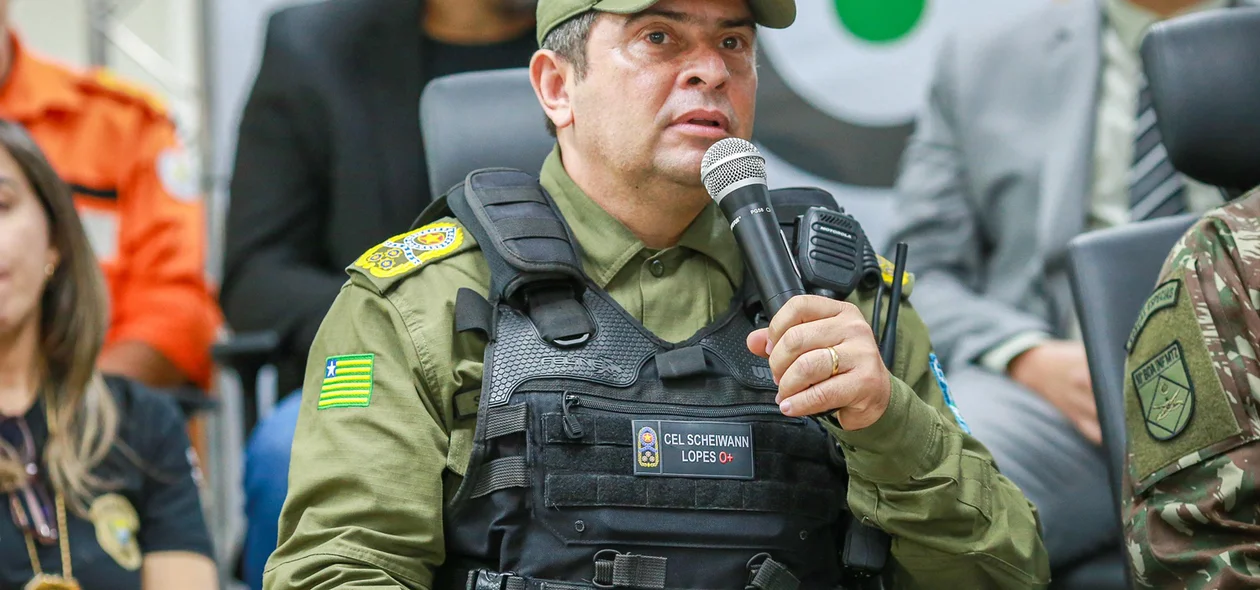 Comandante da PM-PI, coronel Scheiwann Lopes