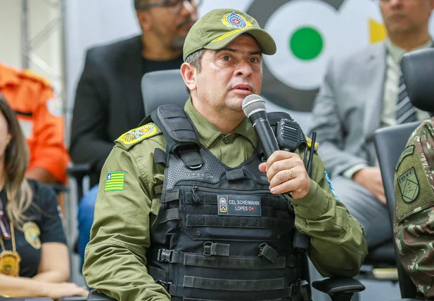 Comandante da PM-PI, coronel Scheiwann Lopes