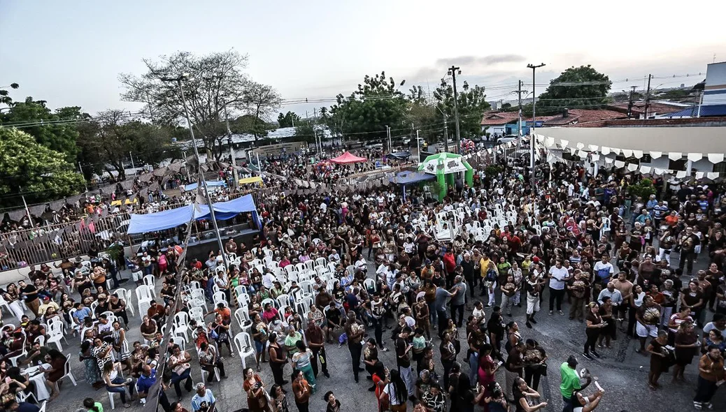 Concentração da procissão de São Francisco de Assis