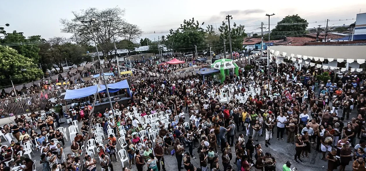 Concentração da procissão de São Francisco de Assis