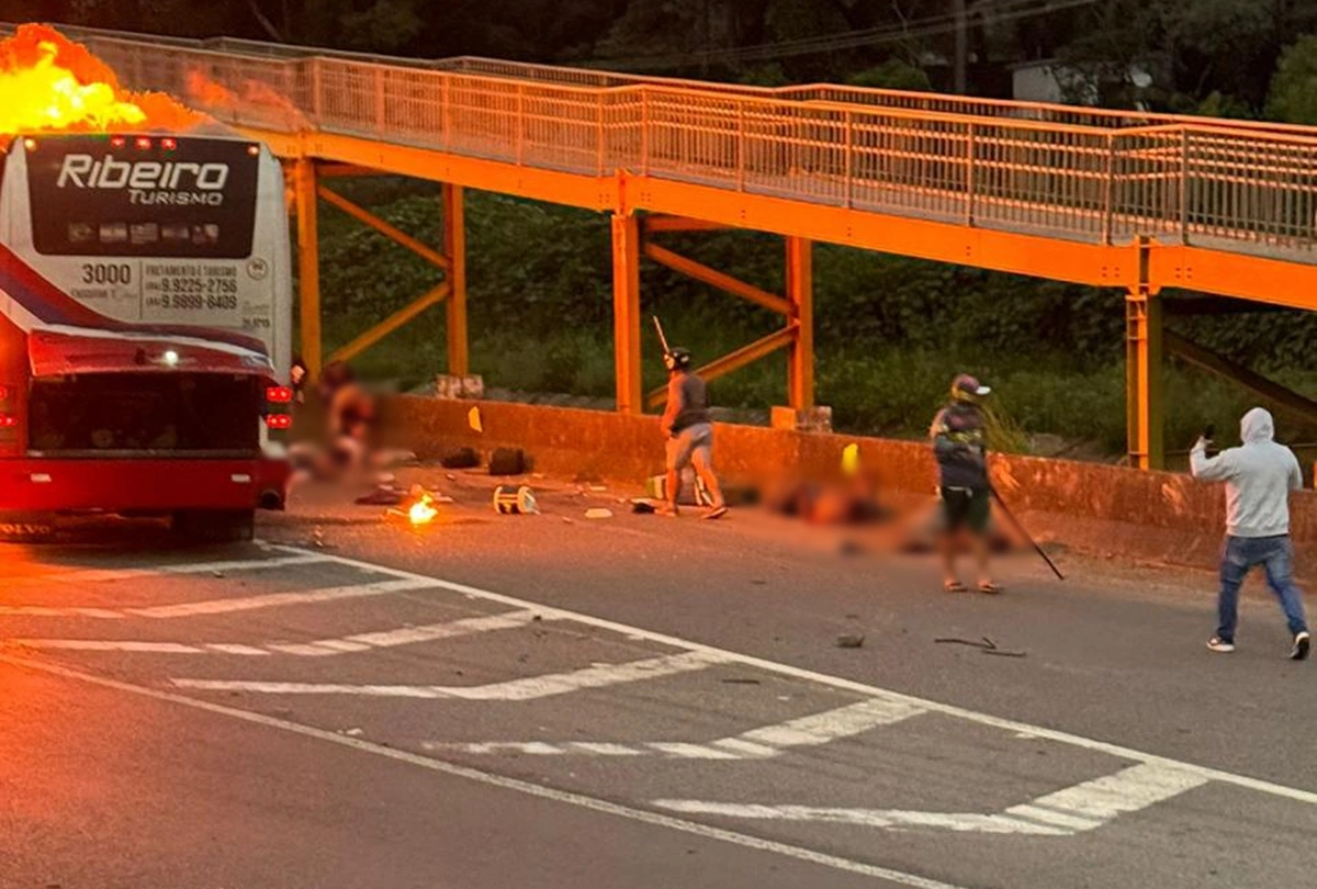 Conronto entre torcidas organizadas do Palmeiras e Cruzeiro