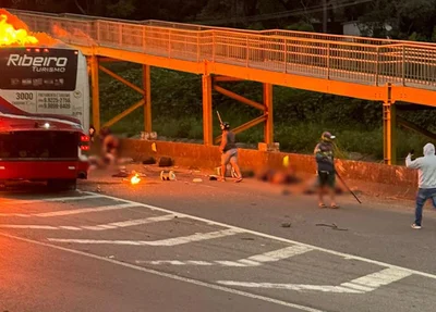 Confronto entre torcidas organizadas do Palmeiras e Cruzeiro