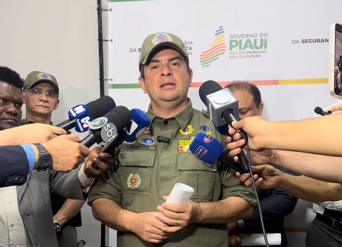 Coronel Scheiwann Lopes, comandante da Polícia Militar do Piauí