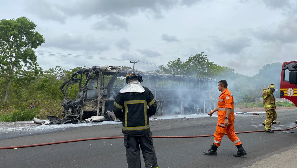 Corpo de Bombeiros atendeu a ocorrência